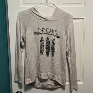 Lightweight Dreams with Feathers Hoodie